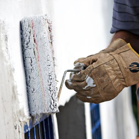 Structuurverf aanbrengen met de roller